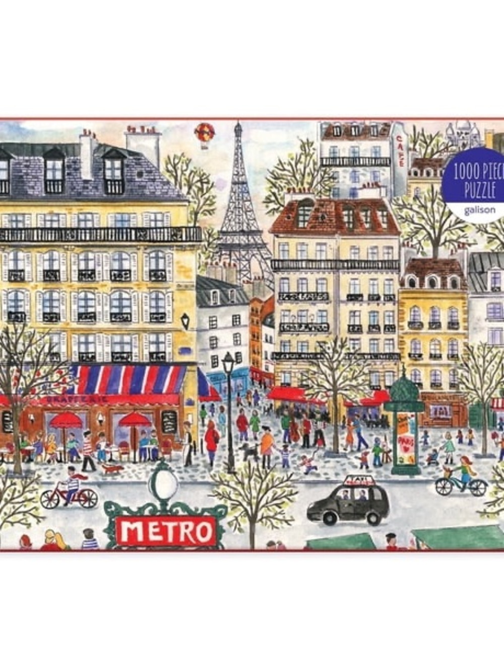 Paris Street Scene Jigsaw Puzzle - Metro Box Art NEW!